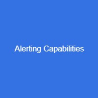 Alerting Capabilities