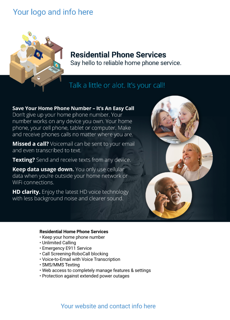 Residential Factsheet - Home Phone Services