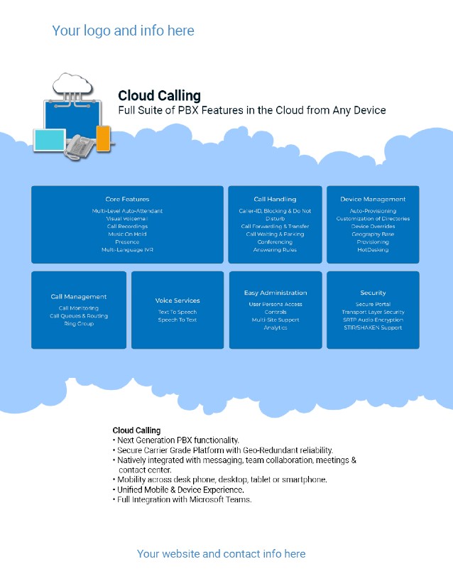 Cloud Calling Factsheet